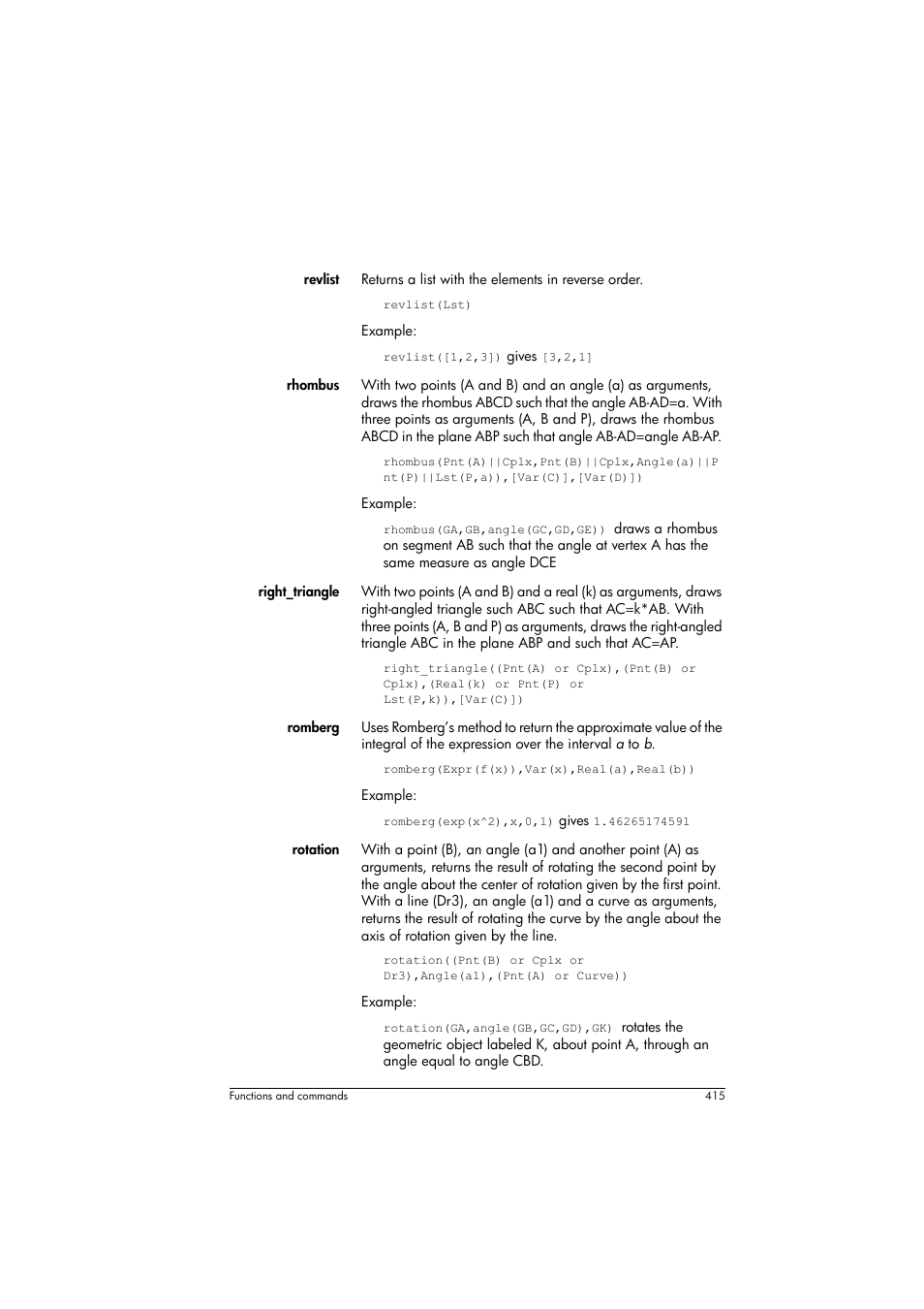 HP Prime Graphing Calculator User Manual | Page 419 / 608