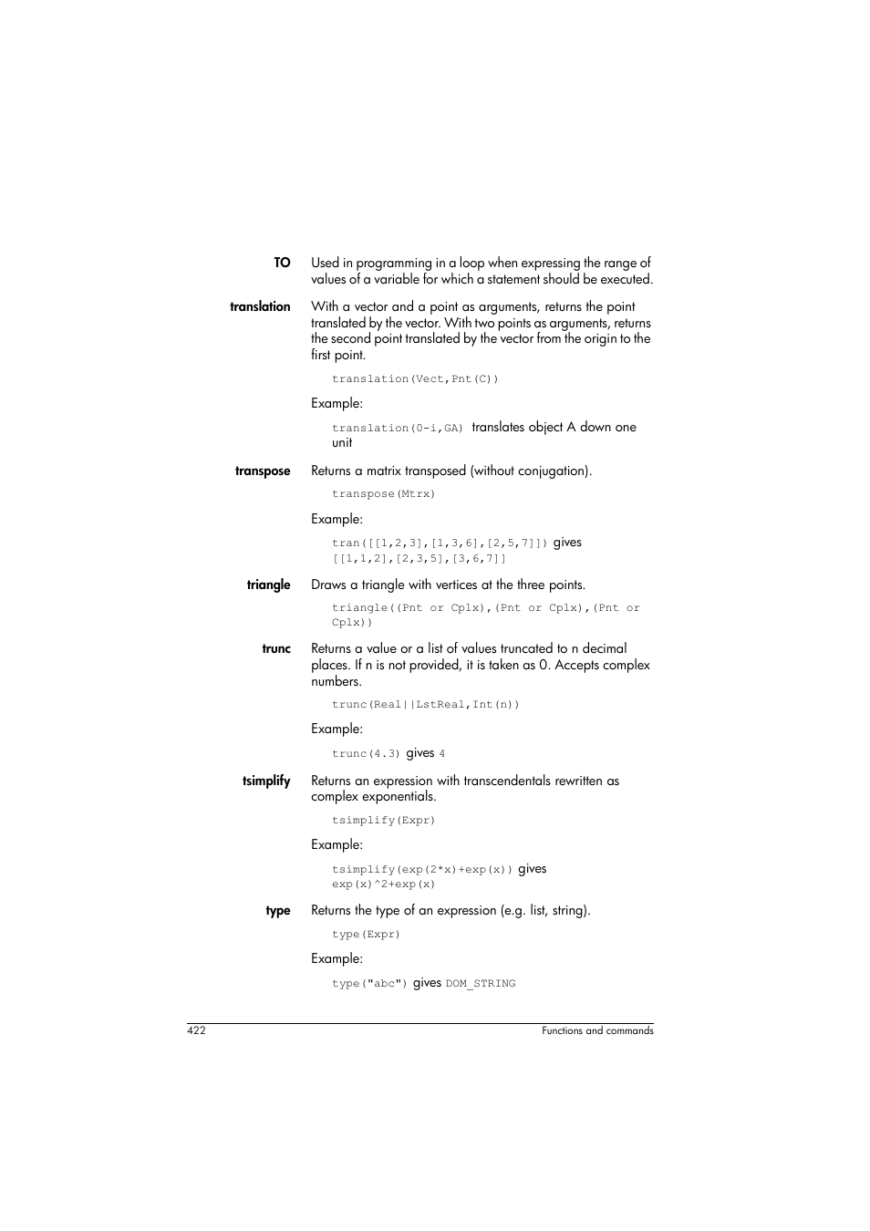 HP Prime Graphing Calculator User Manual | Page 426 / 608