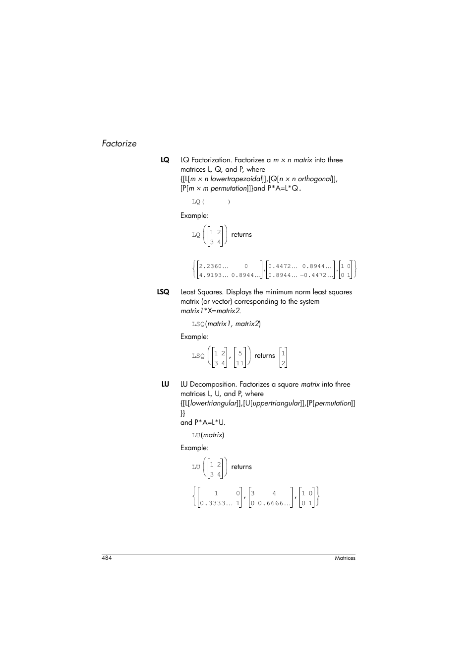 HP Prime Graphing Calculator User Manual | Page 488 / 608