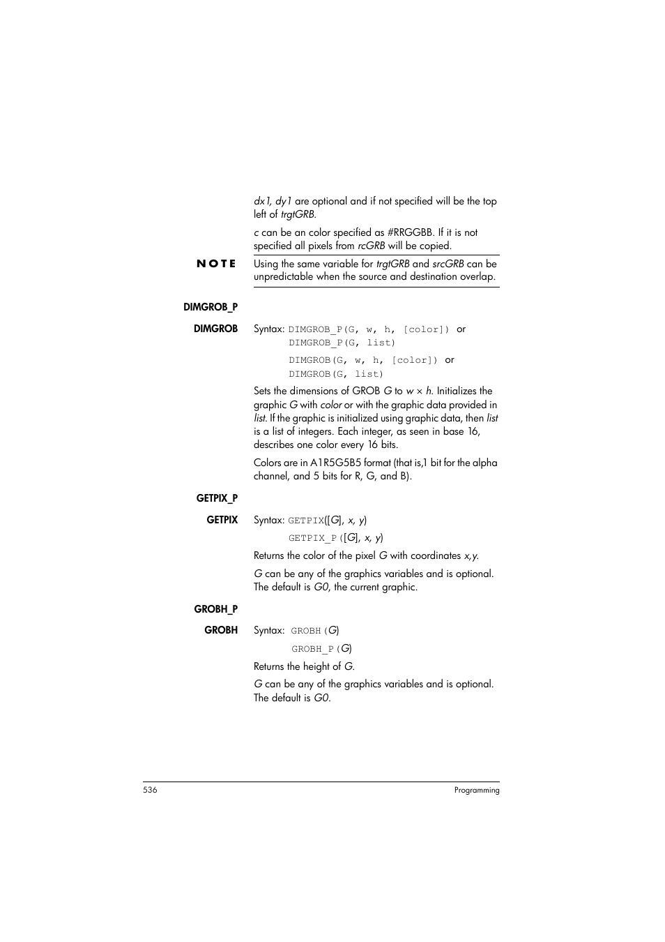 HP Prime Graphing Calculator User Manual | Page 540 / 608