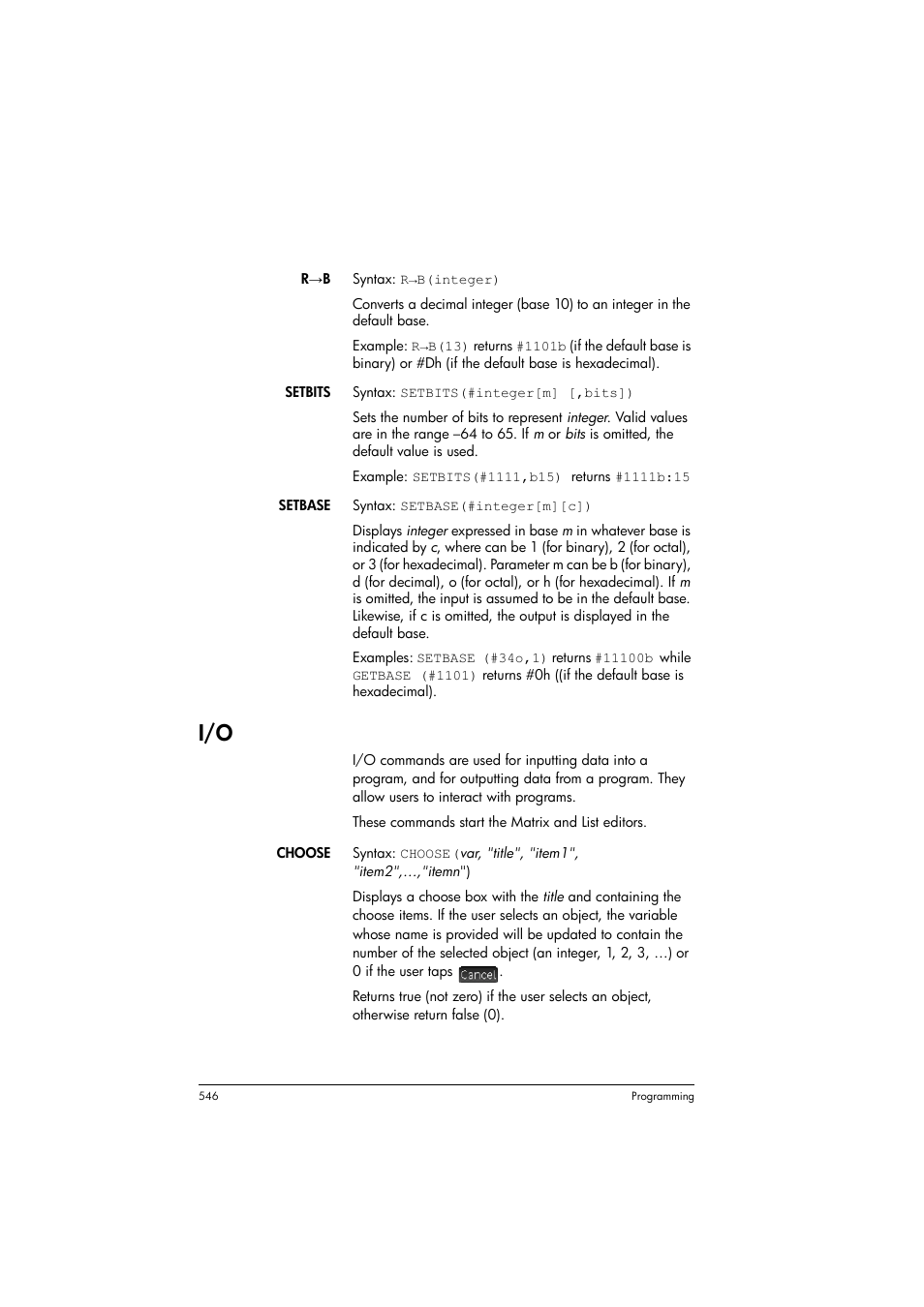 HP Prime Graphing Calculator User Manual | Page 550 / 608