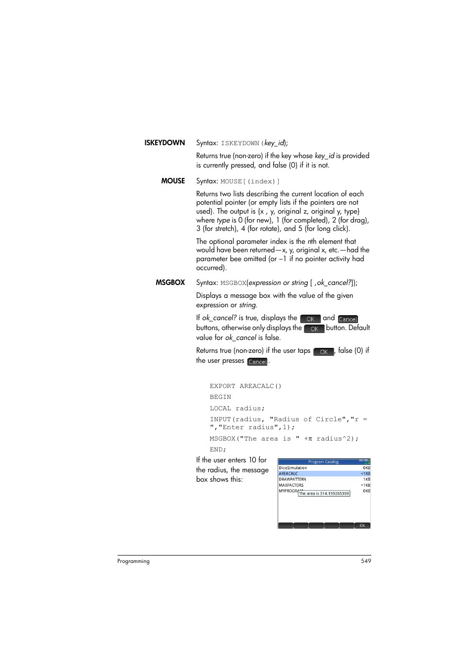 HP Prime Graphing Calculator User Manual | Page 553 / 608