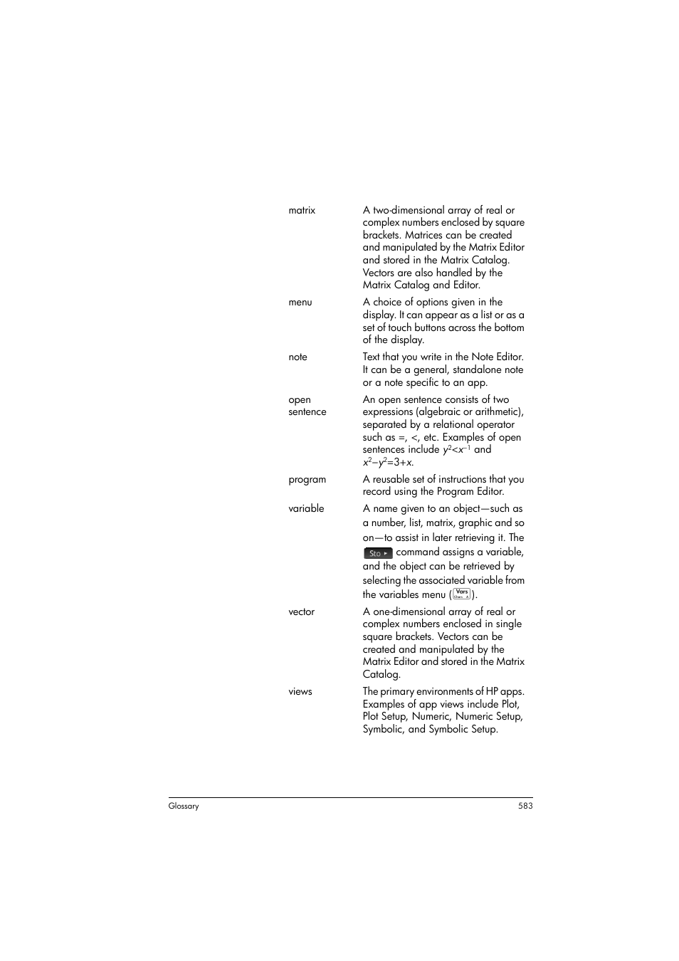 HP Prime Graphing Calculator User Manual | Page 587 / 608