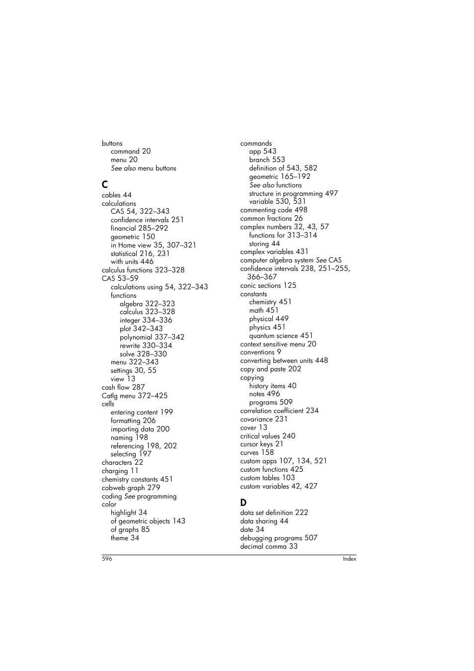 HP Prime Graphing Calculator User Manual | Page 600 / 608