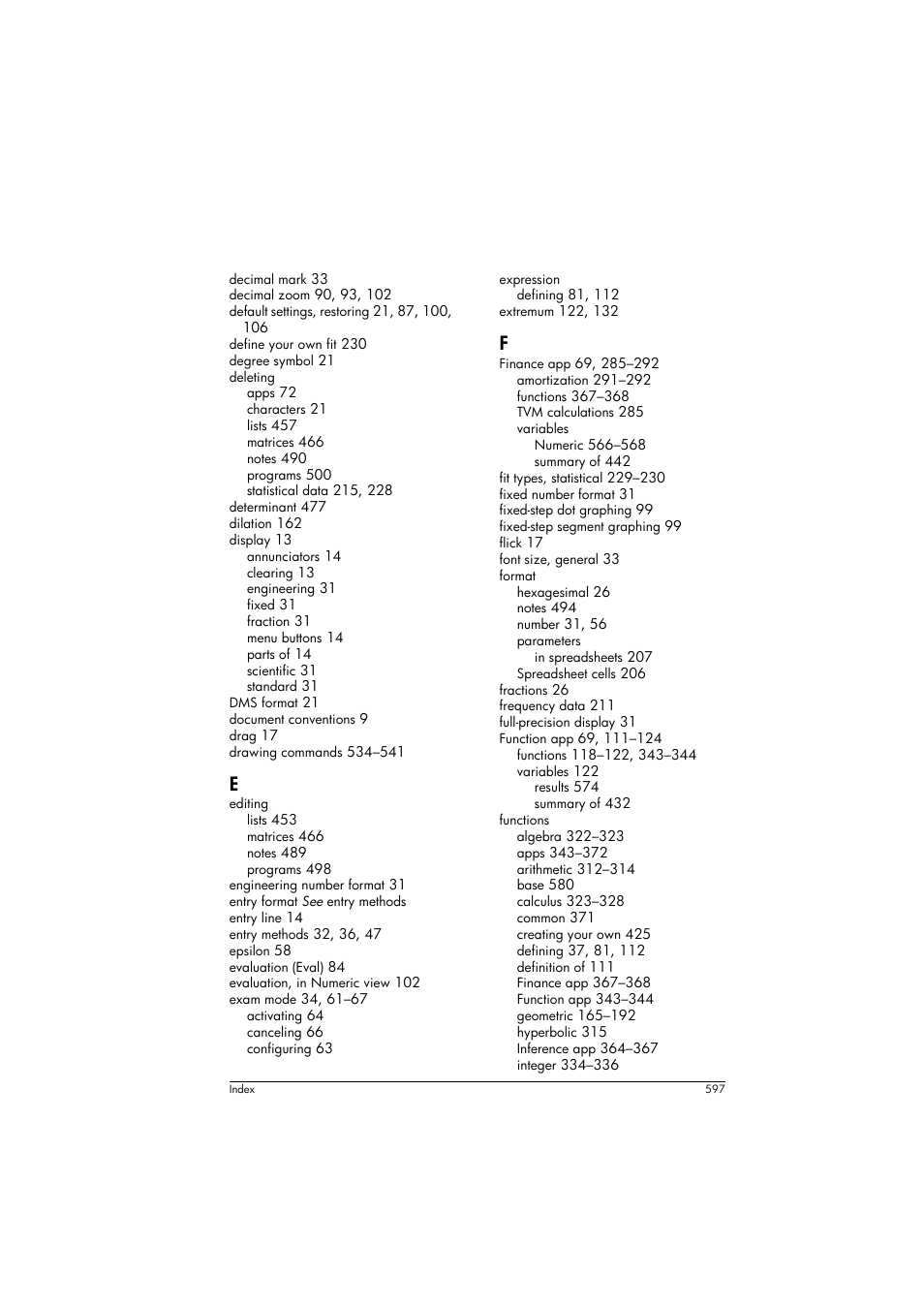 HP Prime Graphing Calculator User Manual | Page 601 / 608