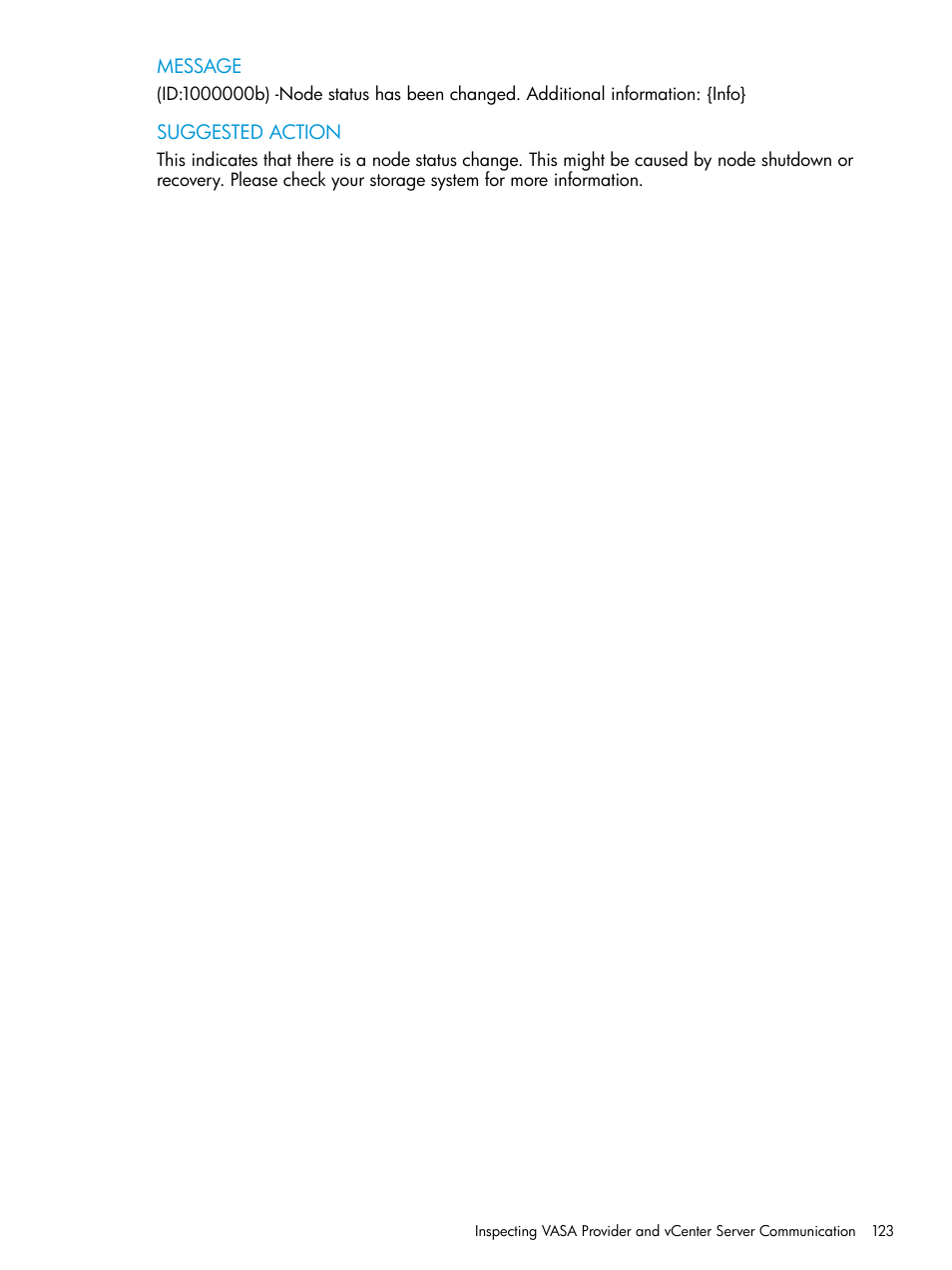 HP 3PAR Application Software Suite for VMware User Manual | Page 123 / 126