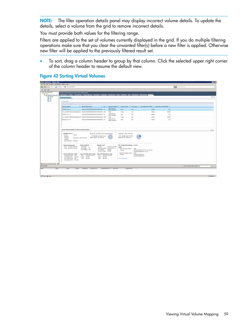 HP 3PAR Application Software Suite for VMware User Manual | Page 59 / 126