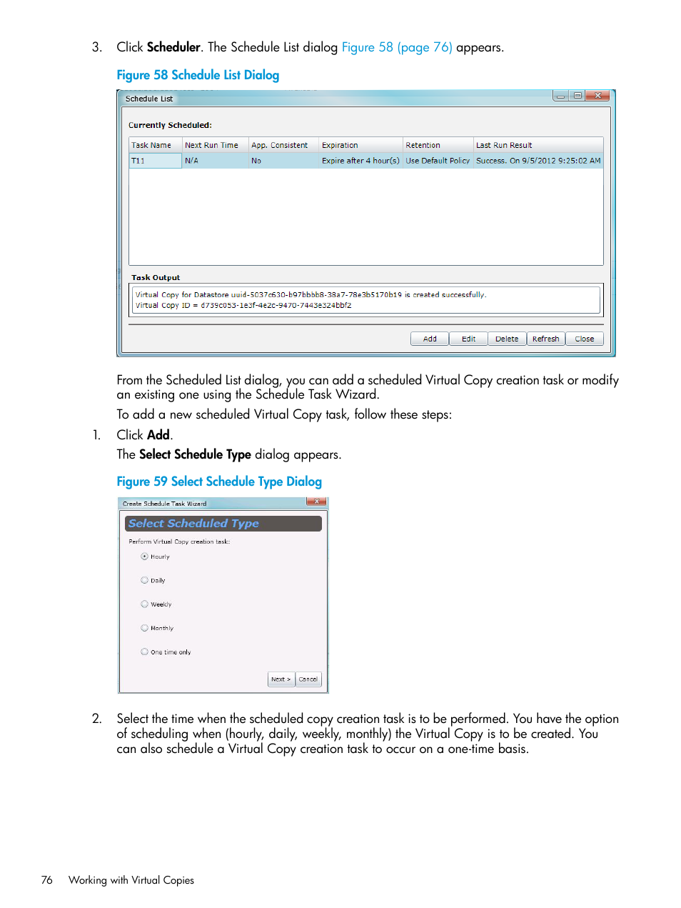 HP 3PAR Application Software Suite for VMware User Manual | Page 76 / 126