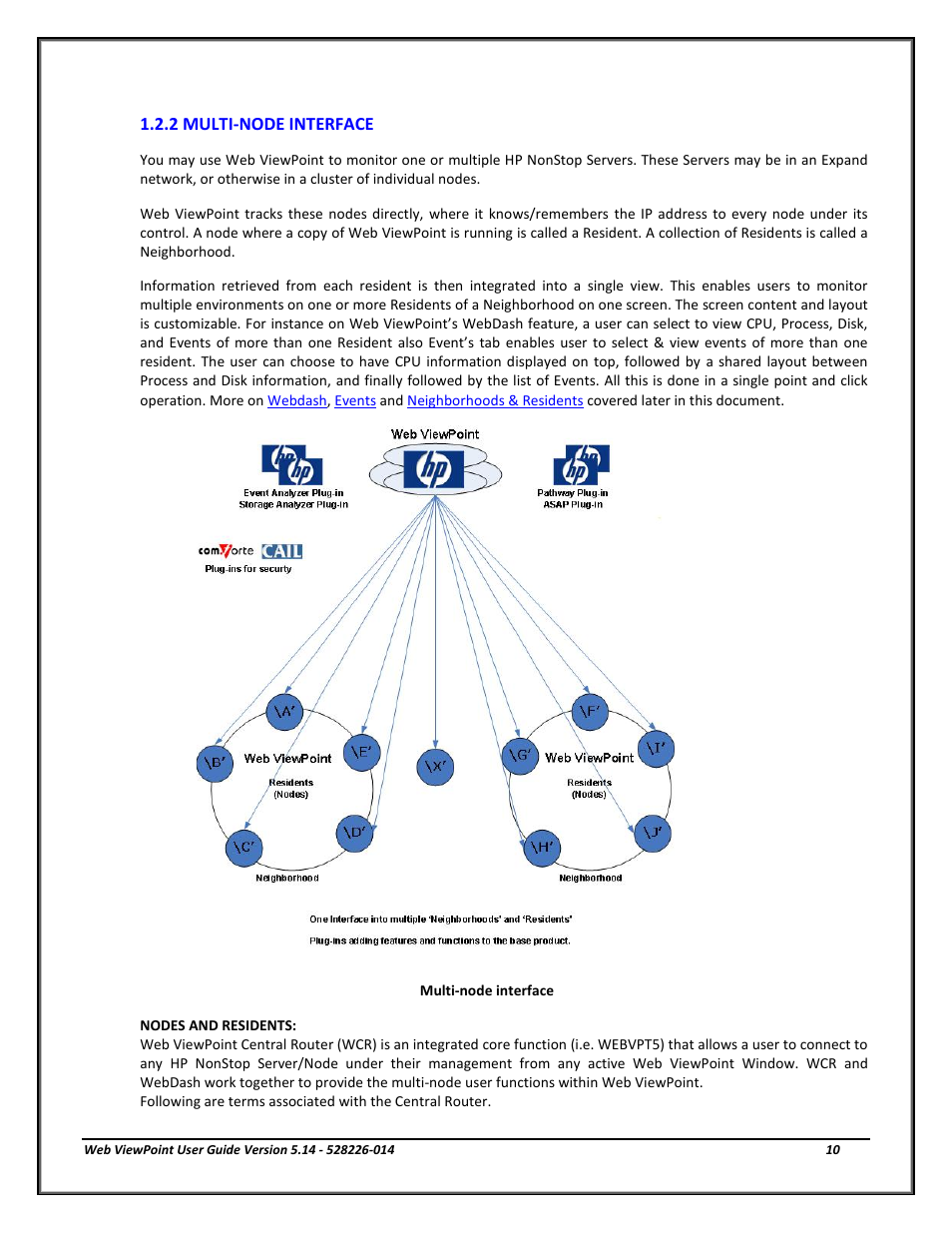 2 multi-node interface, Multi-node interface | HP Integrity NonStop J-Series User Manual | Page 10 / 192