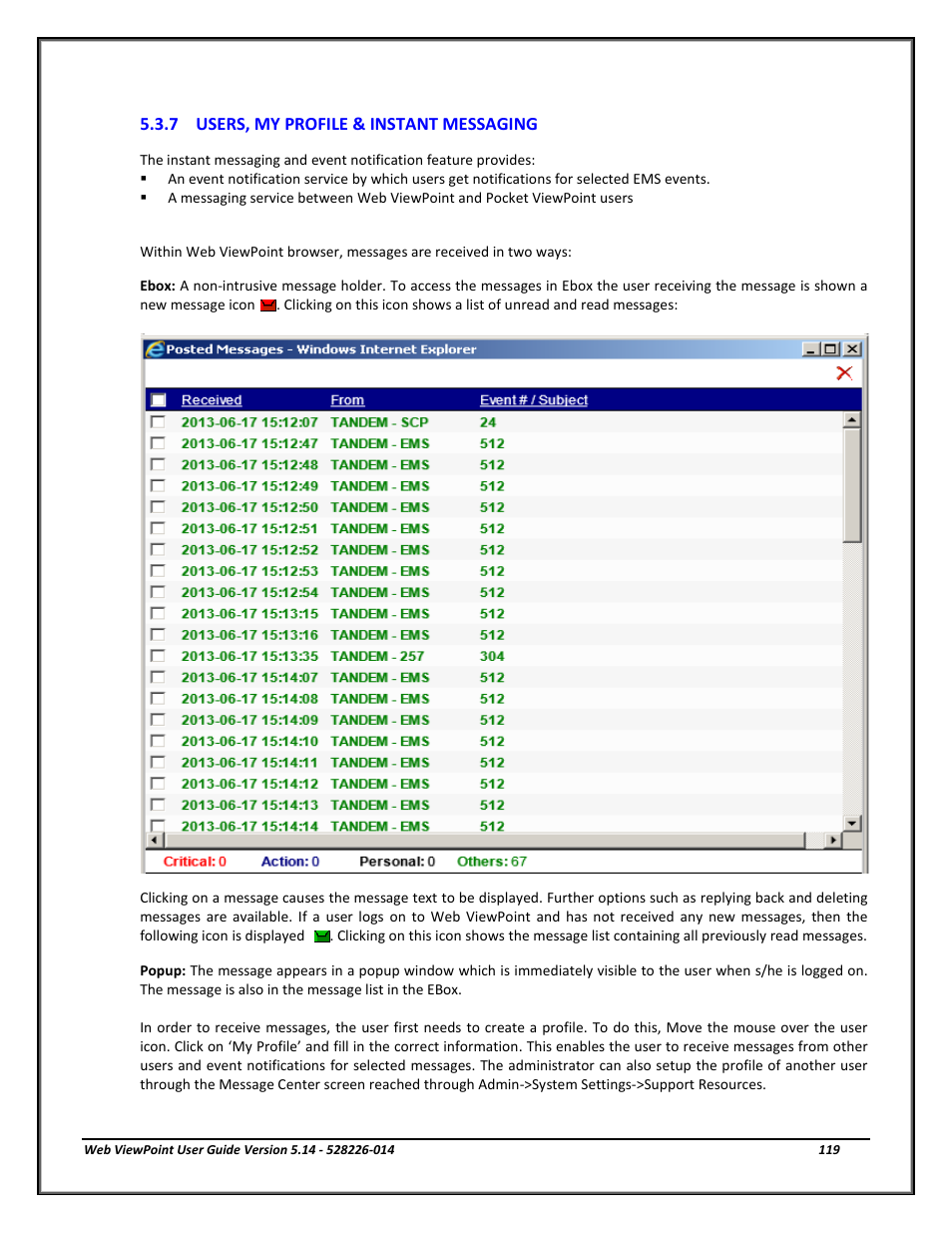 7 users, my profile & instant messaging, Users, my profile & instant messaging | HP Integrity NonStop J-Series User Manual | Page 119 / 192