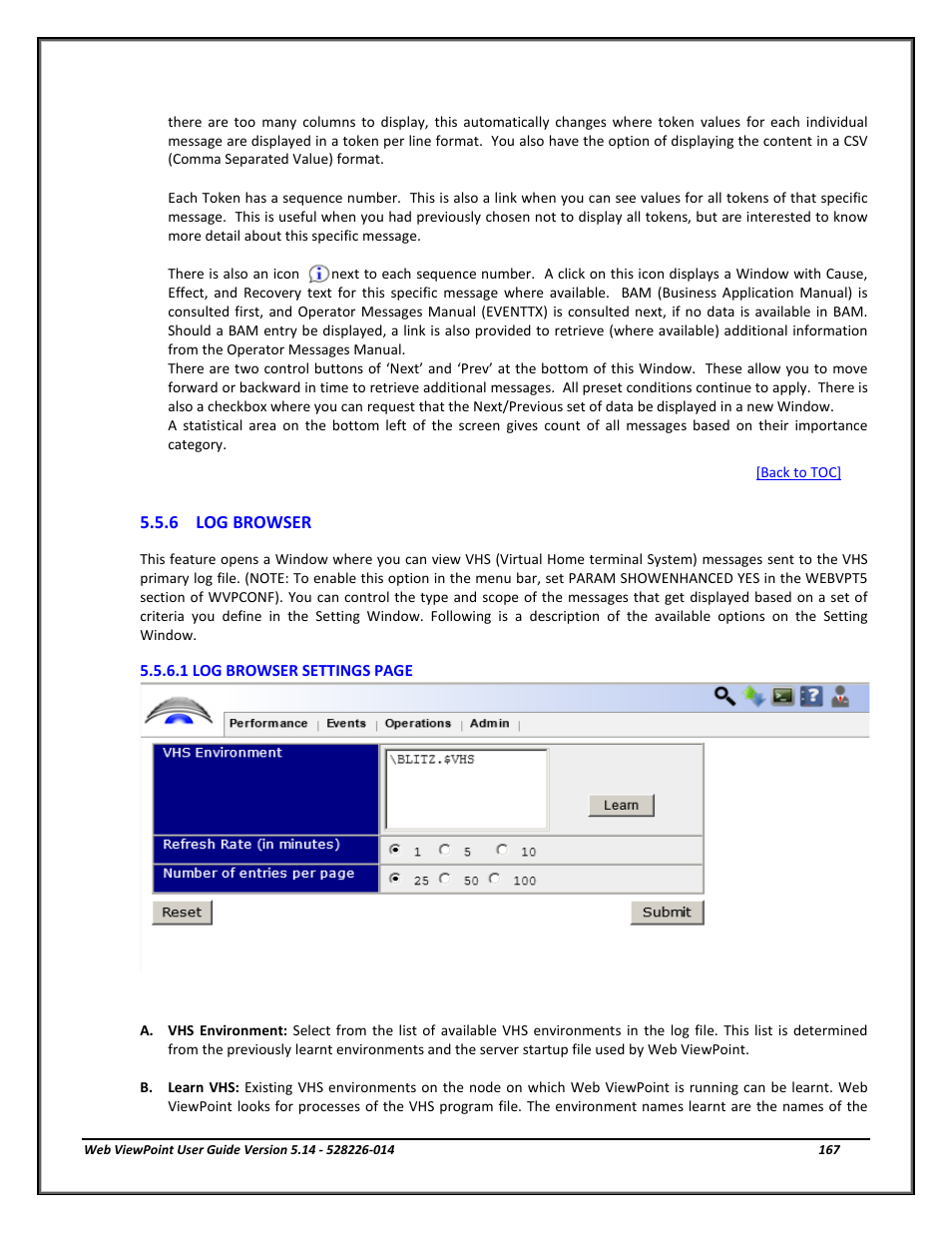 Log browser | HP Integrity NonStop J-Series User Manual | Page 167 / 192