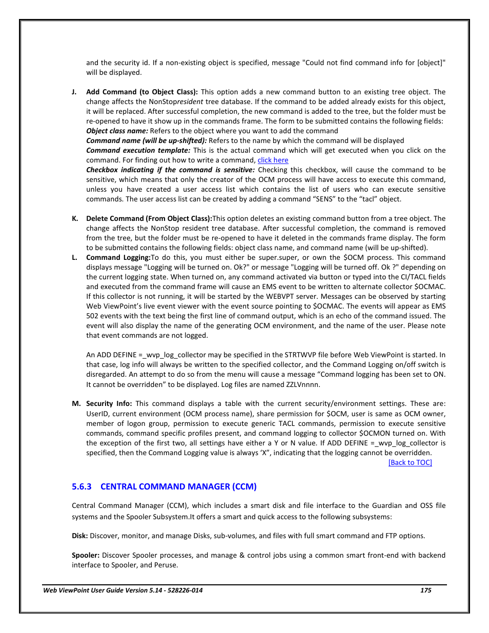 3 central command manager (ccm), Central command manager (ccm) | HP Integrity NonStop J-Series User Manual | Page 175 / 192