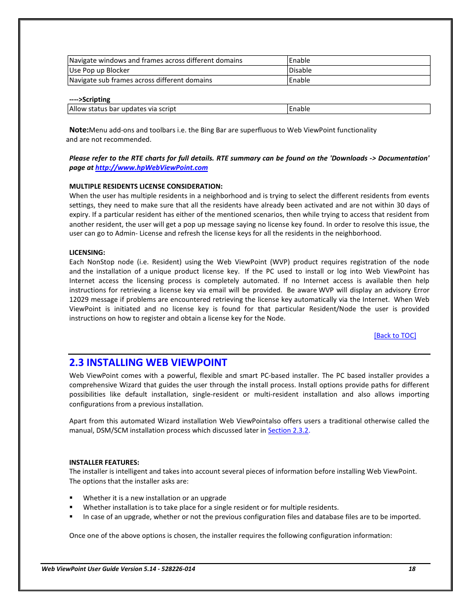 3 installing web viewpoint, Installing web viewpoint | HP Integrity NonStop J-Series User Manual | Page 18 / 192