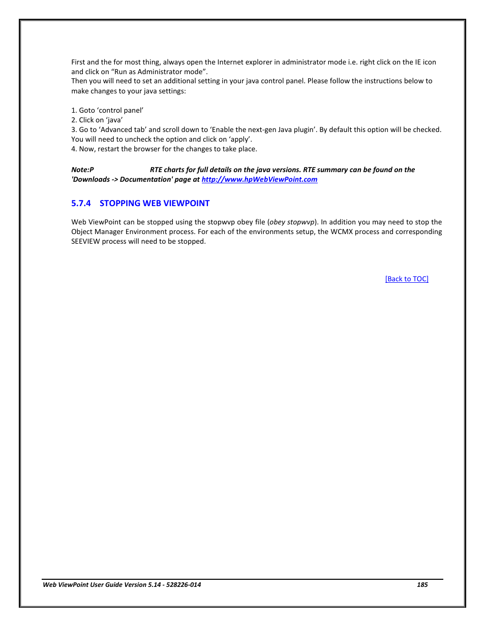 4 stopping web viewpoint, Stopping web viewpoint | HP Integrity NonStop J-Series User Manual | Page 185 / 192