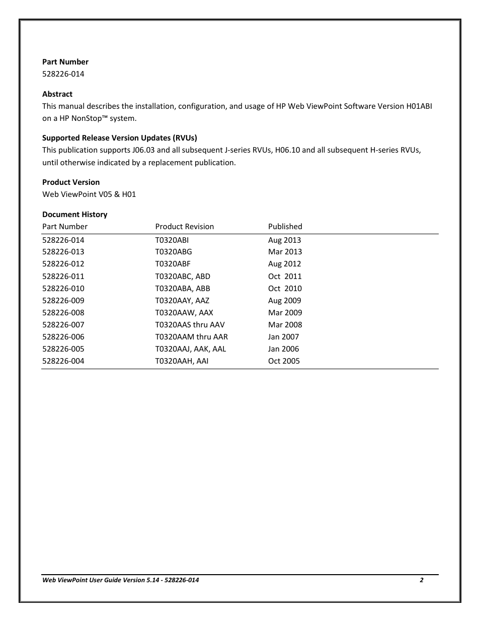 HP Integrity NonStop J-Series User Manual | Page 2 / 192