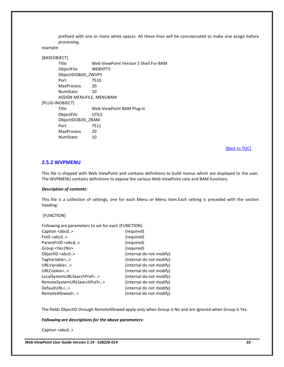 2 wvpmenu, Wvpmenu | HP Integrity NonStop J-Series User Manual | Page 33 / 192