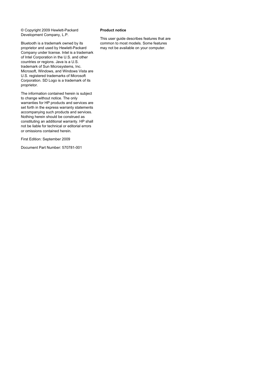 HP ProBook 6440b Notebook-PC User Manual | Page 2 / 183