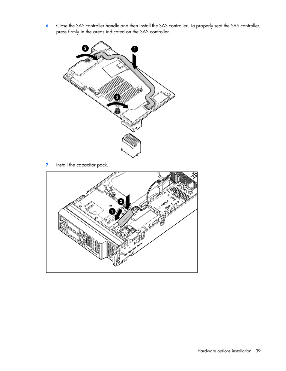 HP ProLiant BL420c Gen8 Server Blade User Manual | Page 39 / 88