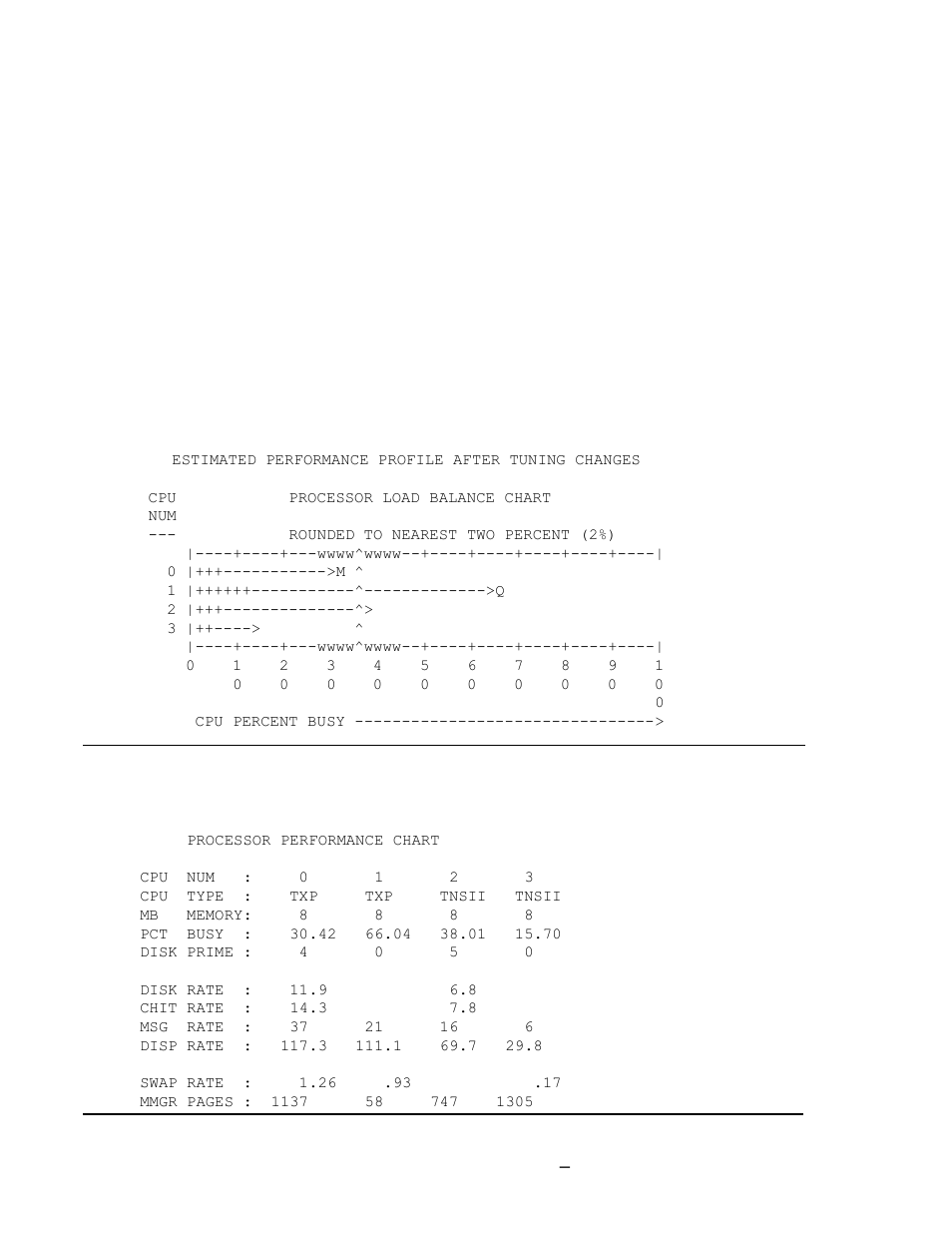 Expected system performance after tuning changes | HP Integrity NonStop J-Series User Manual | Page 105 / 131