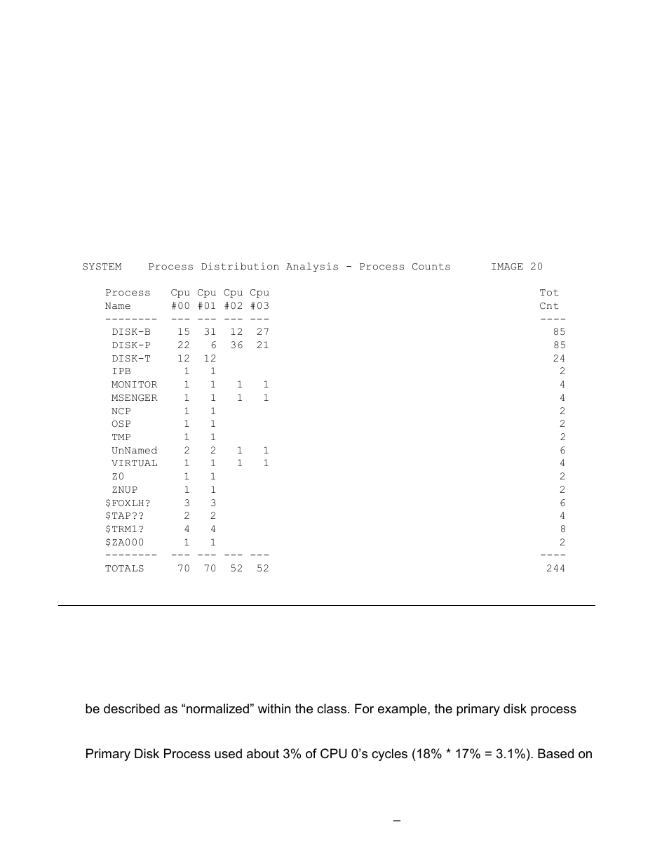 Optional report section for the system class | HP Integrity NonStop J-Series User Manual | Page 109 / 131