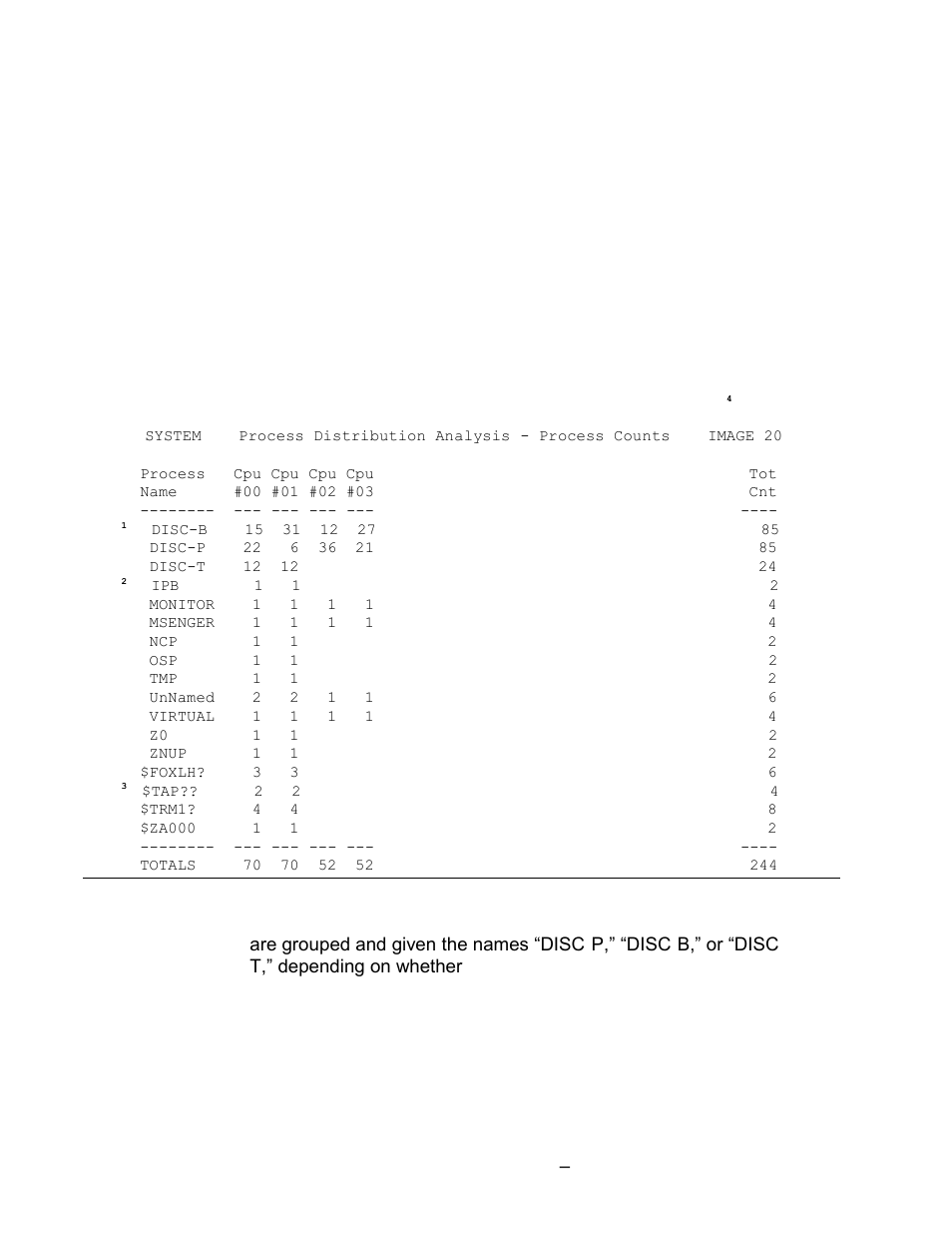 Summary section, Example 3-16. summary section for the system class | HP Integrity NonStop J-Series User Manual | Page 72 / 131