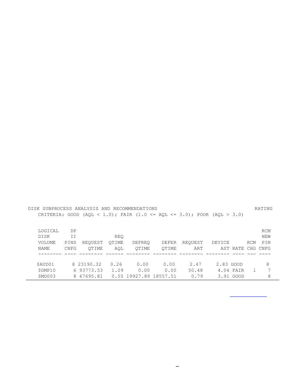 Disk subprocess analysis and recommendations | HP Integrity NonStop J-Series User Manual | Page 93 / 131