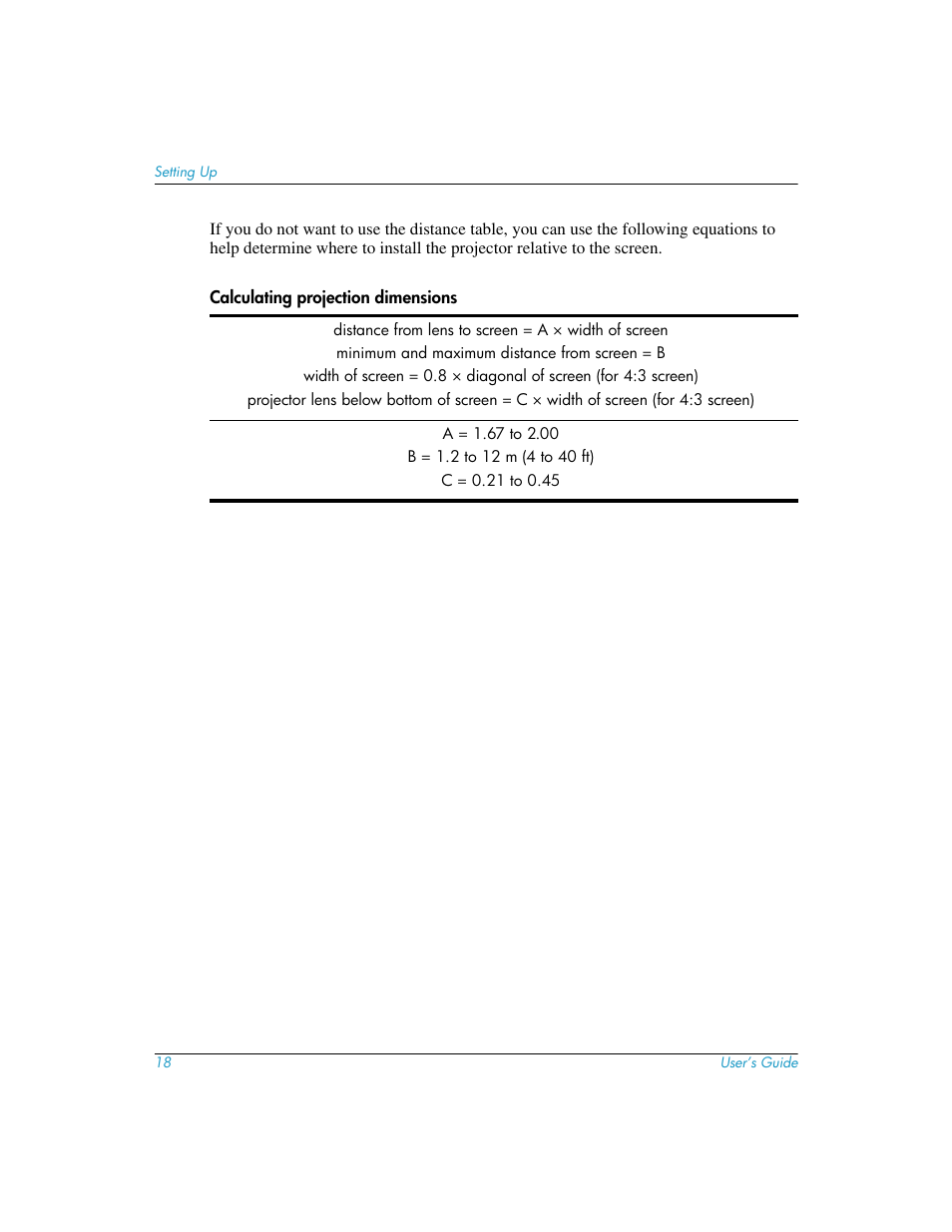 HP mp3130 Digital Projector User Manual | Page 18 / 84