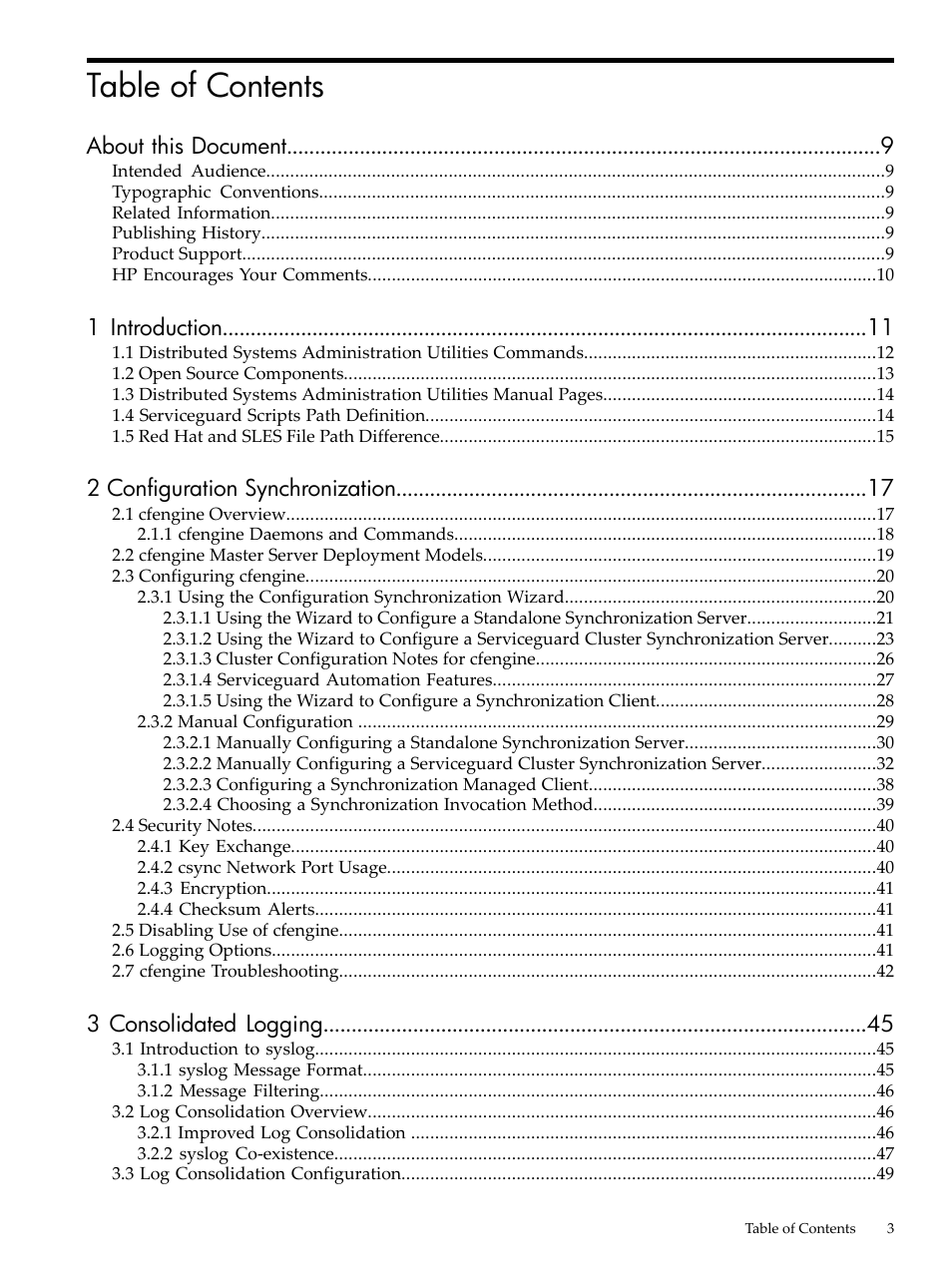 HP Linux Server Management Software User Manual | Page 3 / 98