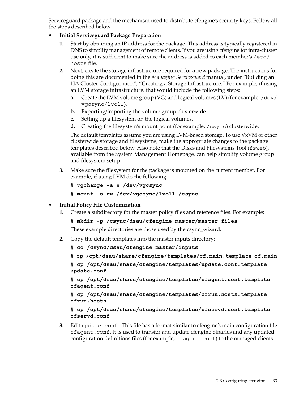 HP Linux Server Management Software User Manual | Page 33 / 98