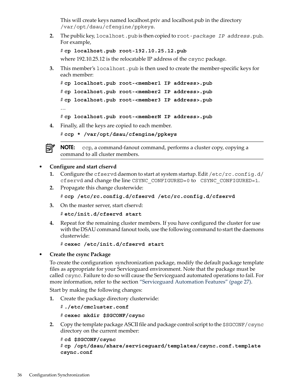 HP Linux Server Management Software User Manual | Page 36 / 98