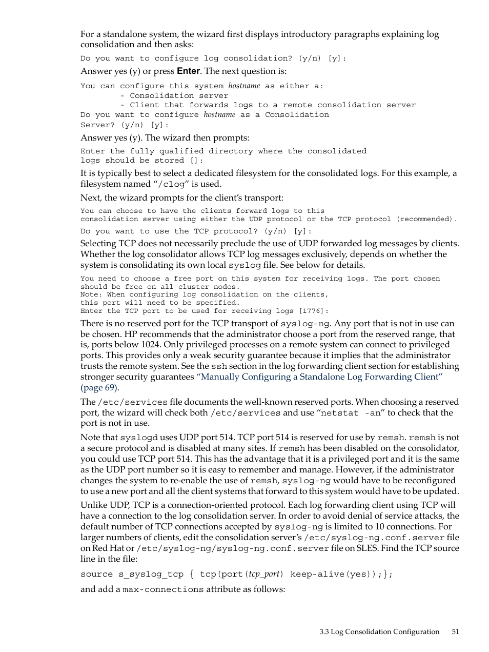 HP Linux Server Management Software User Manual | Page 51 / 98