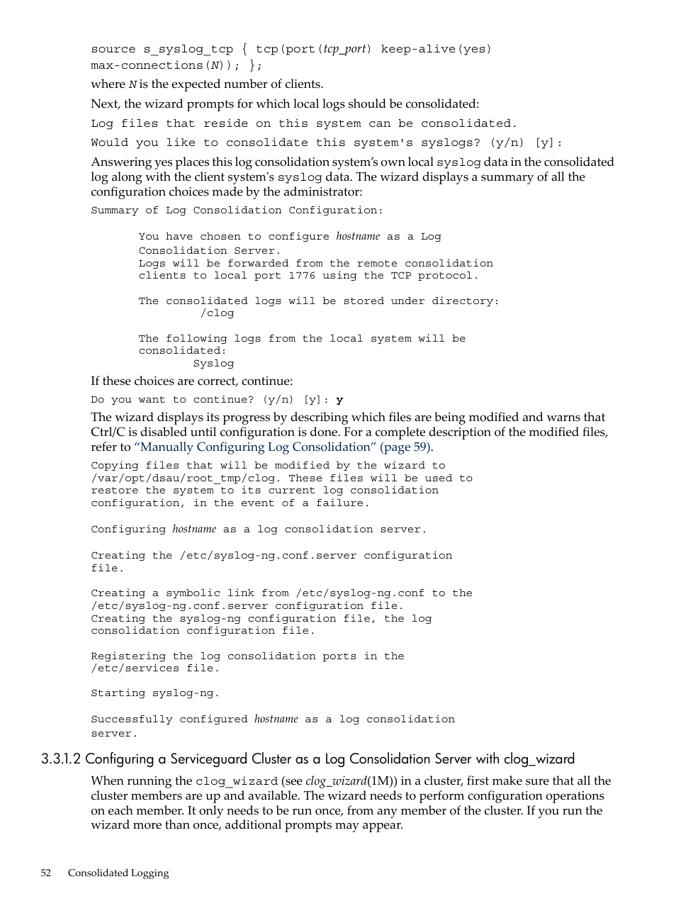 HP Linux Server Management Software User Manual | Page 52 / 98