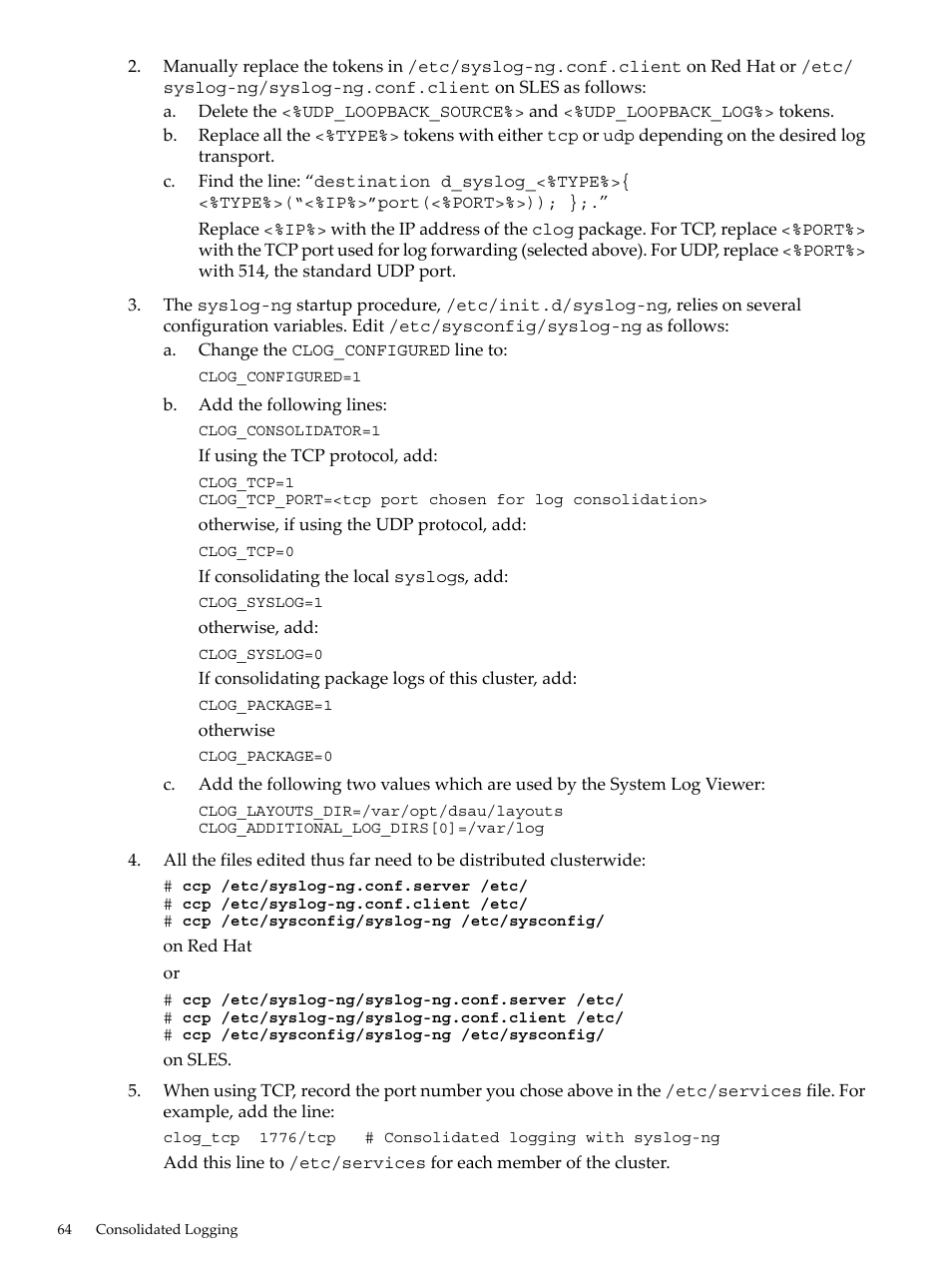 HP Linux Server Management Software User Manual | Page 64 / 98