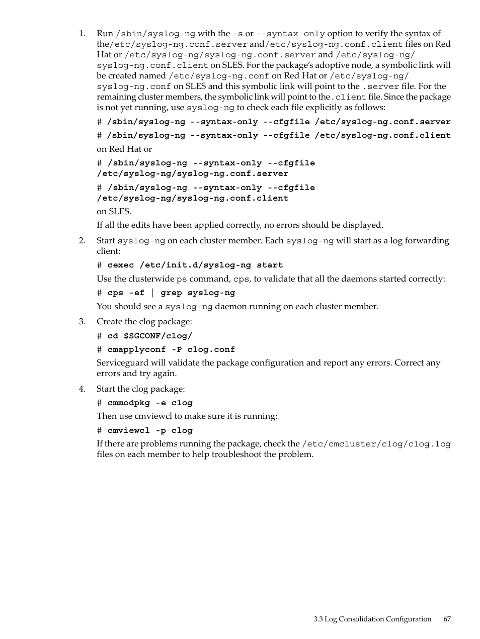 HP Linux Server Management Software User Manual | Page 67 / 98