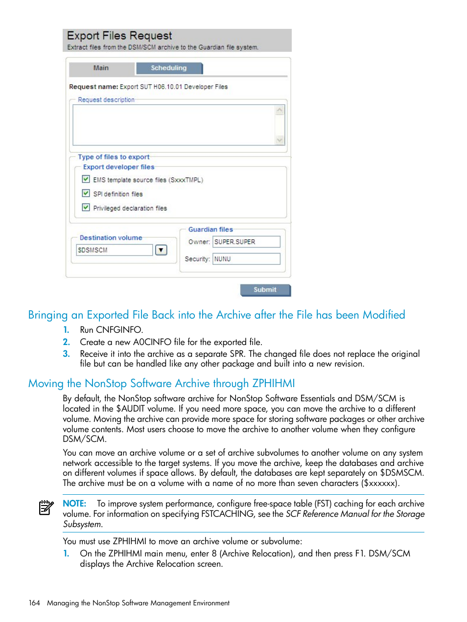 HP Integrity NonStop H-Series User Manual | Page 164 / 252