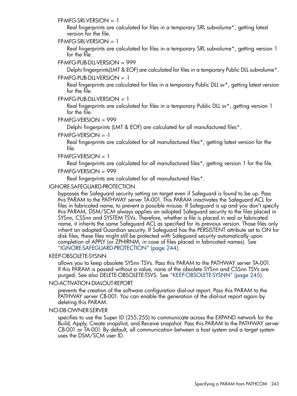 HP Integrity NonStop H-Series User Manual | Page 243 / 252