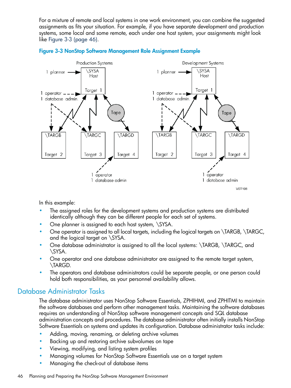 Database administrator tasks | HP Integrity NonStop H-Series User Manual | Page 46 / 252