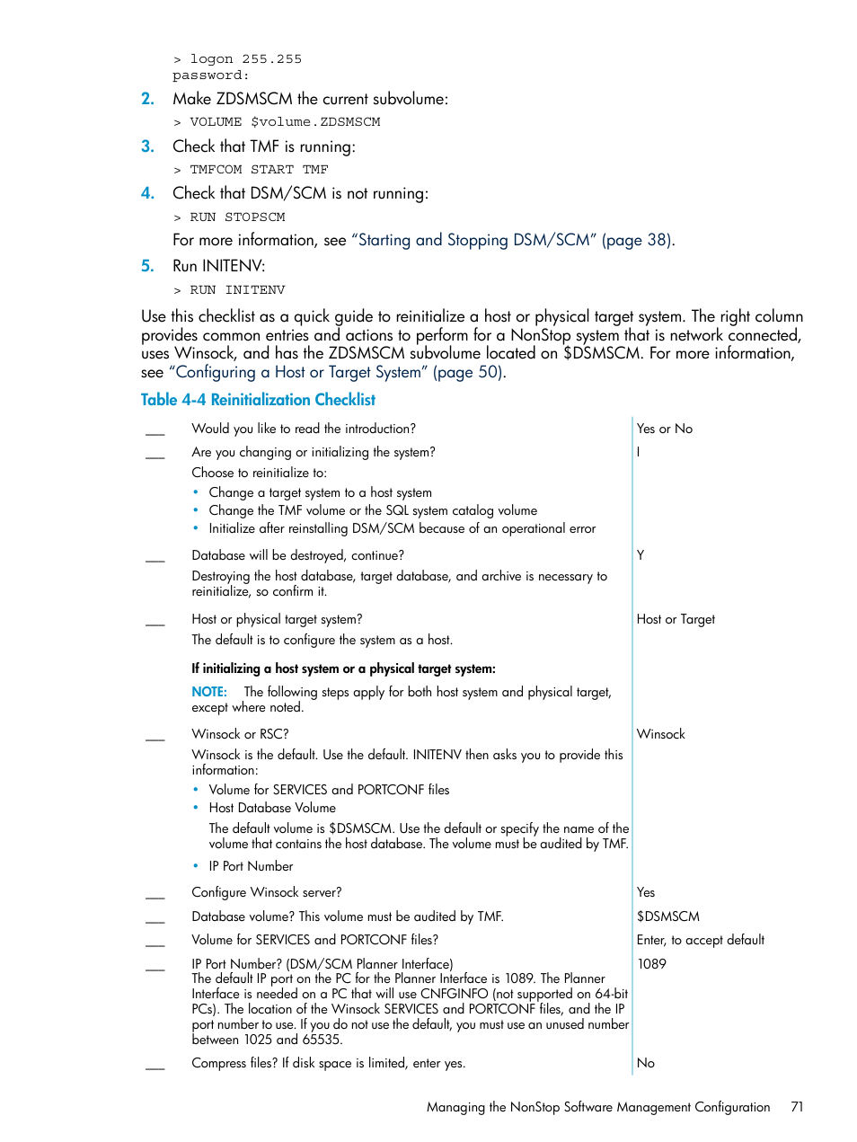 HP Integrity NonStop H-Series User Manual | Page 71 / 252