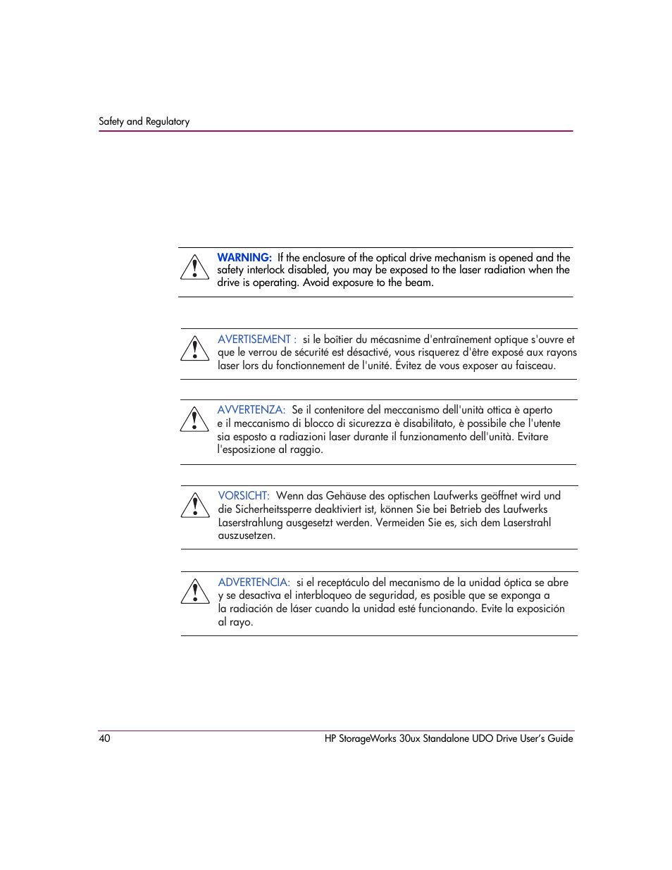 HP StorageWorks Ultra Density Optical Storage User Manual | Page 40 / 48