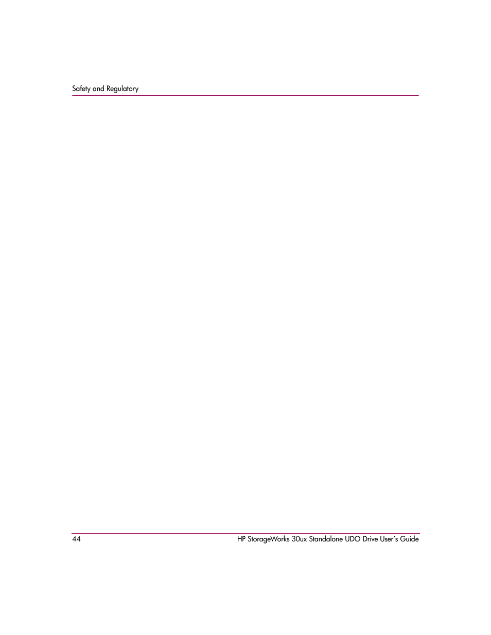 HP StorageWorks Ultra Density Optical Storage User Manual | Page 44 / 48