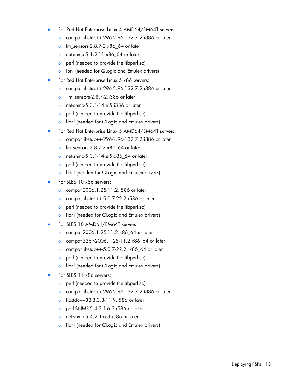 HP ProLiant Support Pack User Manual | Page 13 / 32