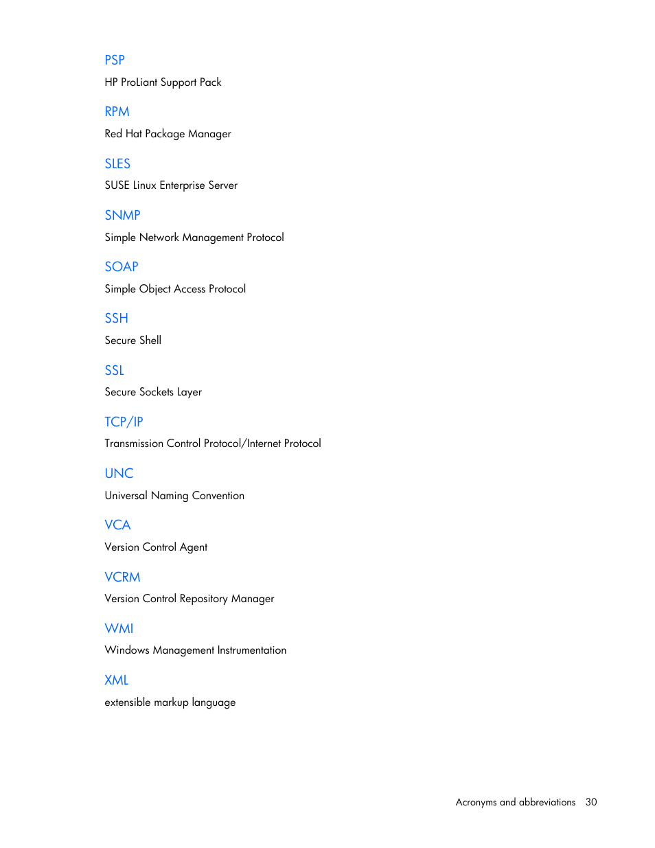 HP ProLiant Support Pack User Manual | Page 30 / 32