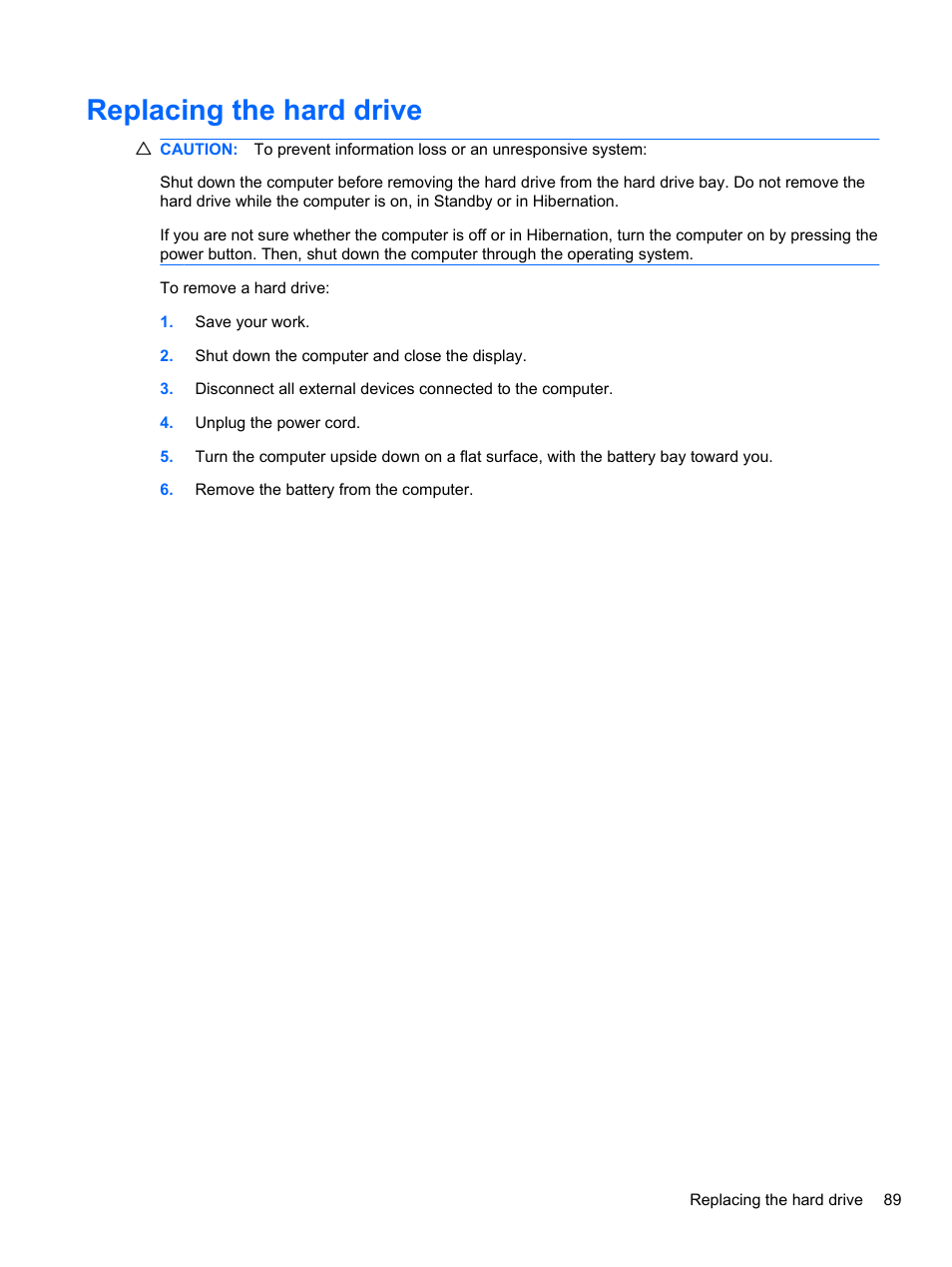 Replacing the hard drive | HP ProBook 4320s Notebook-PC User Manual | Page 101 / 190