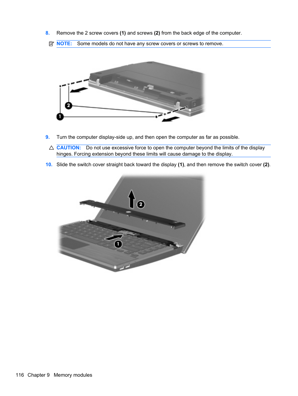 HP ProBook 4320s Notebook-PC User Manual | Page 128 / 190