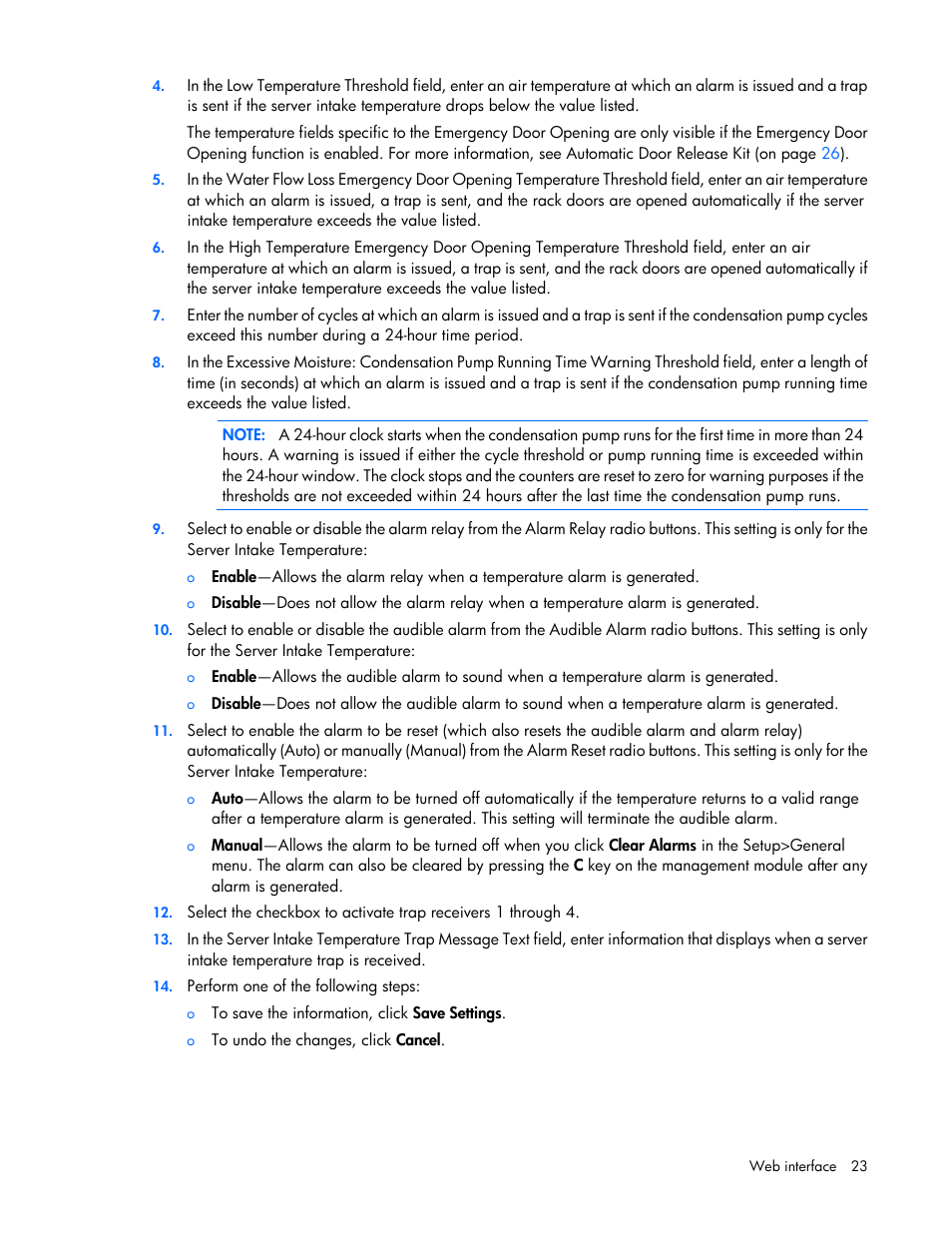 HP Modular Cooling System User Manual | Page 23 / 54