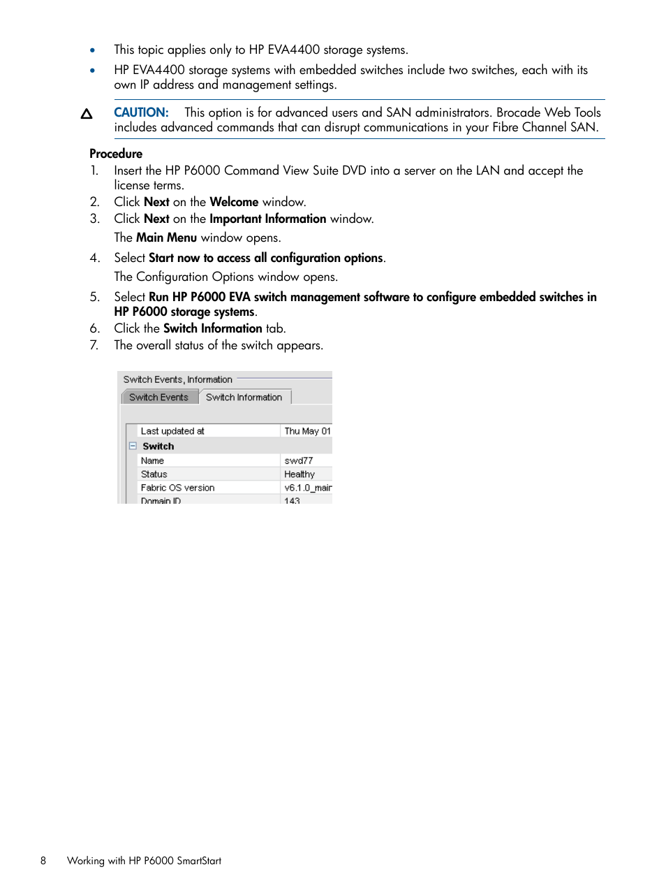 HP P6000 SmartStart Storage Software User Manual | Page 8 / 43