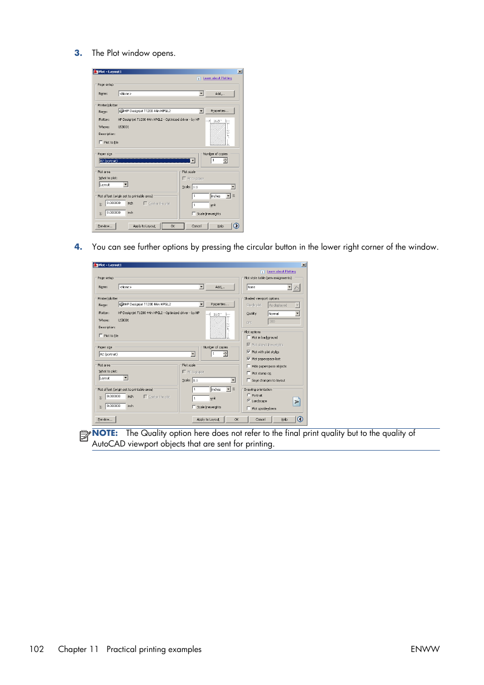 HP Designjet T1300 ePrinter User Manual | Page 110 / 224