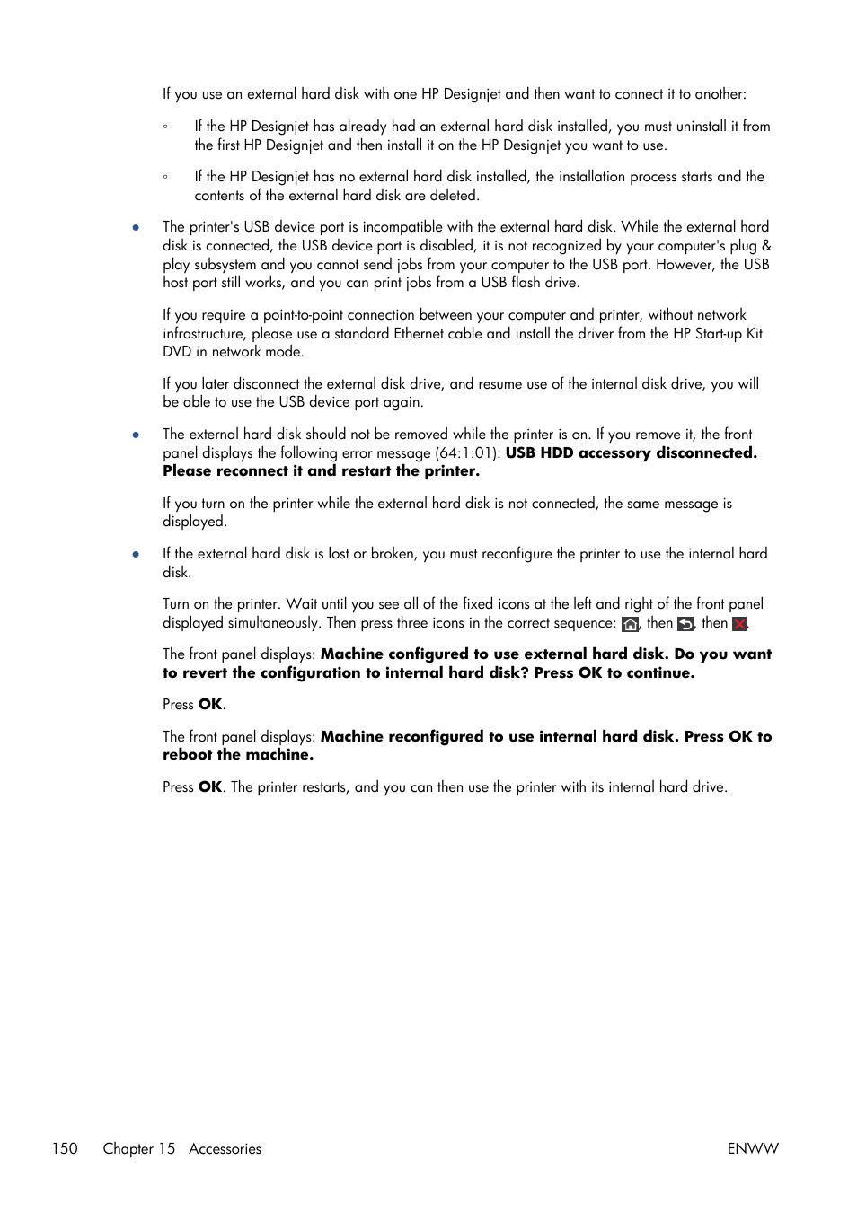 HP Designjet T1300 ePrinter User Manual | Page 158 / 224