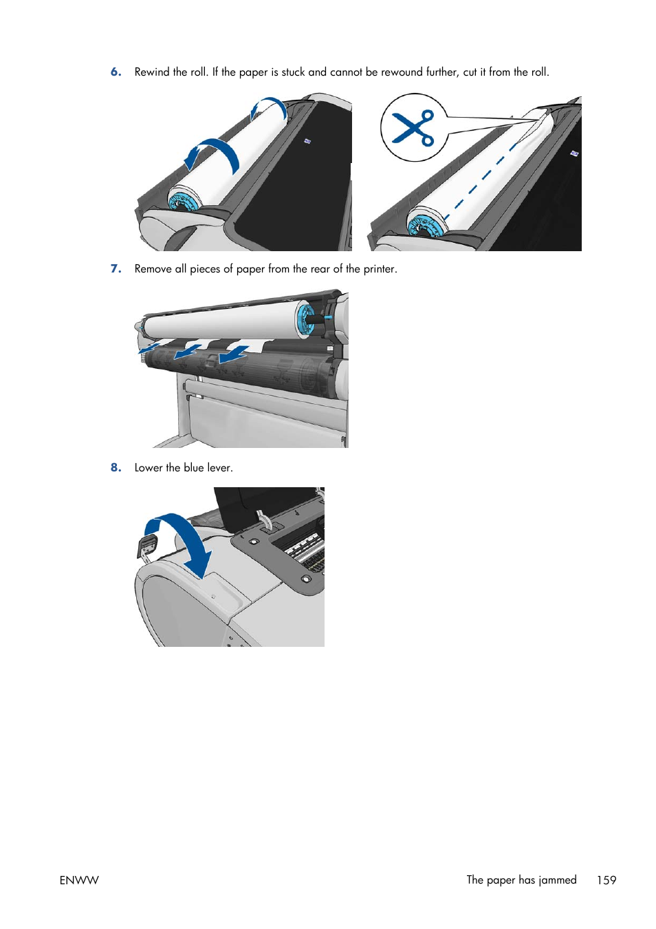 HP Designjet T1300 ePrinter User Manual | Page 167 / 224