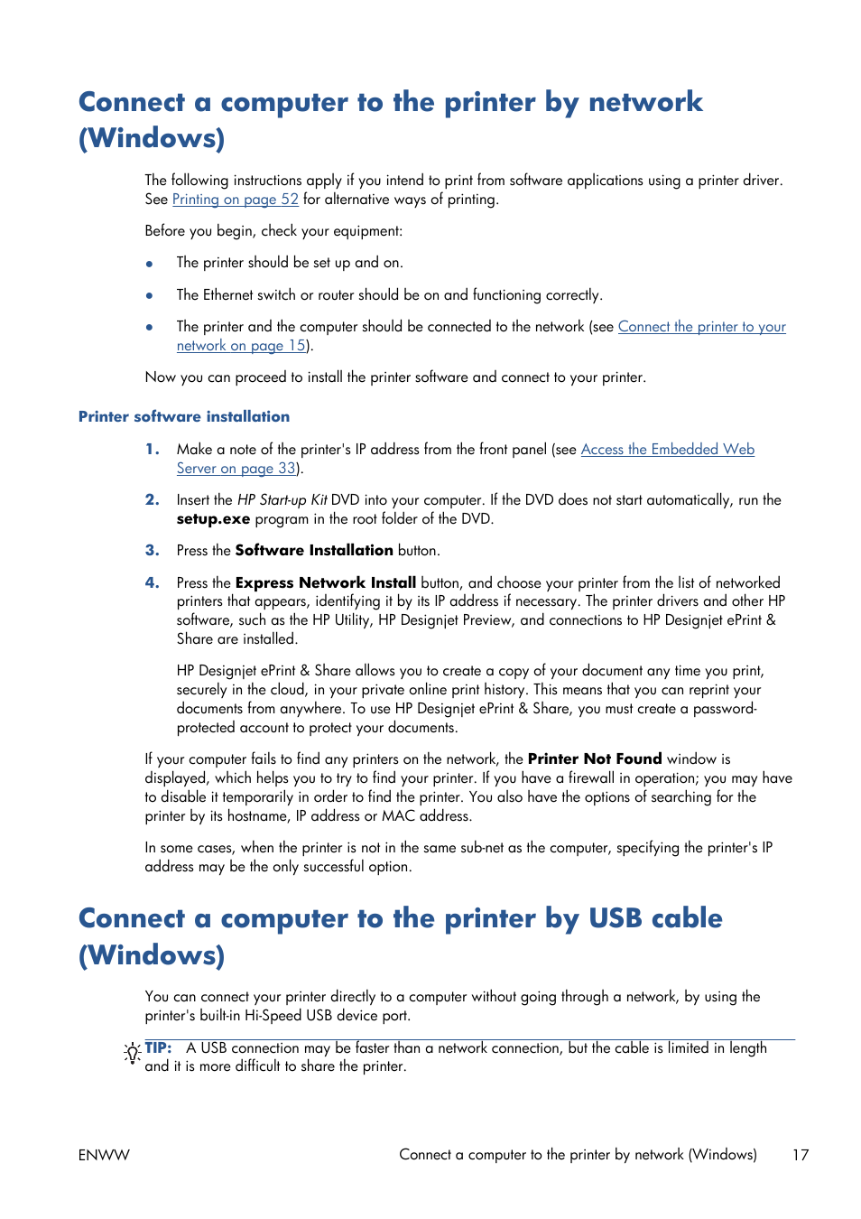 HP Designjet T1300 ePrinter User Manual | Page 25 / 224